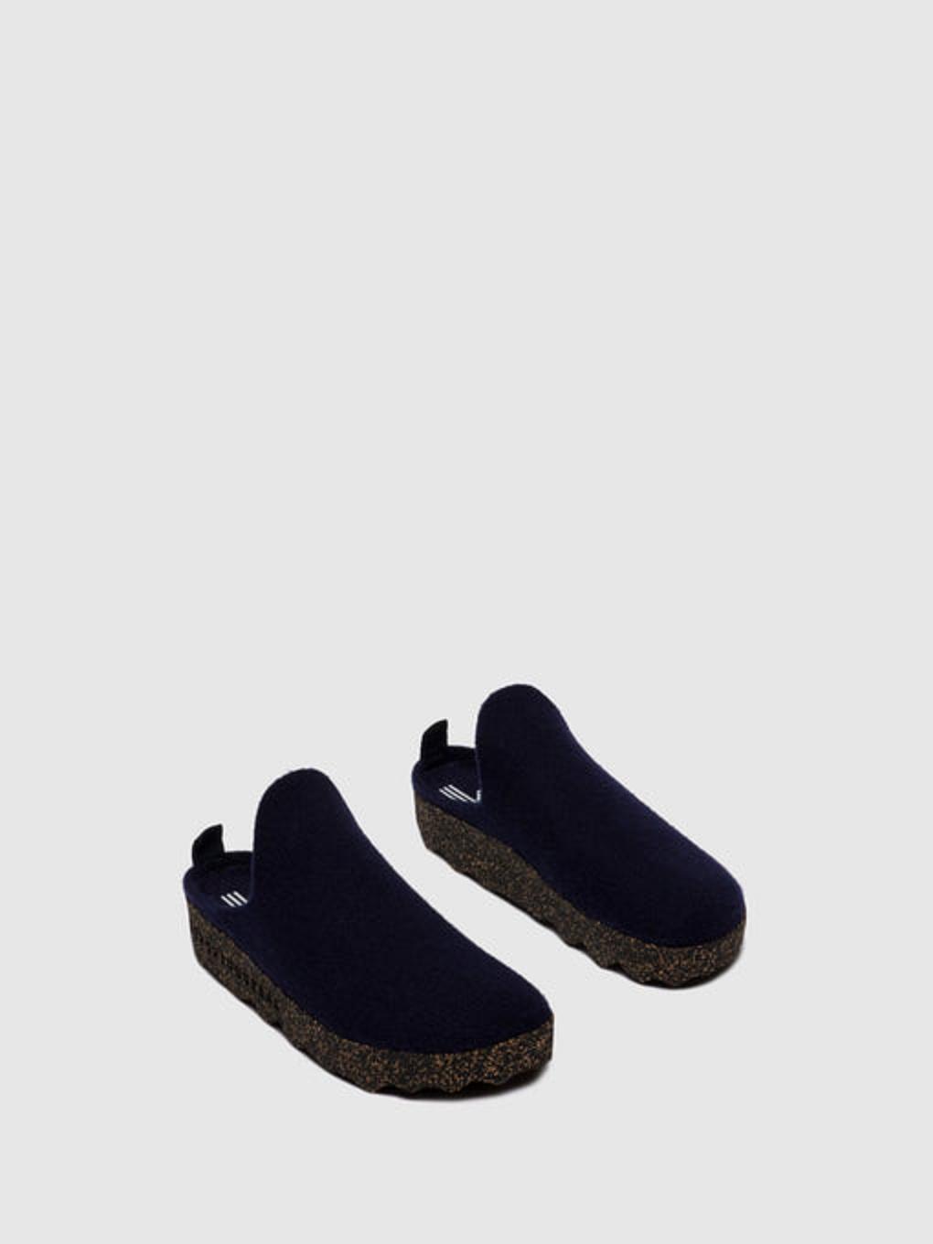 Asportuguesas Come Muulit Navy - Miesten Round Toe Muulit ASPP018290FI Laivastonsininen